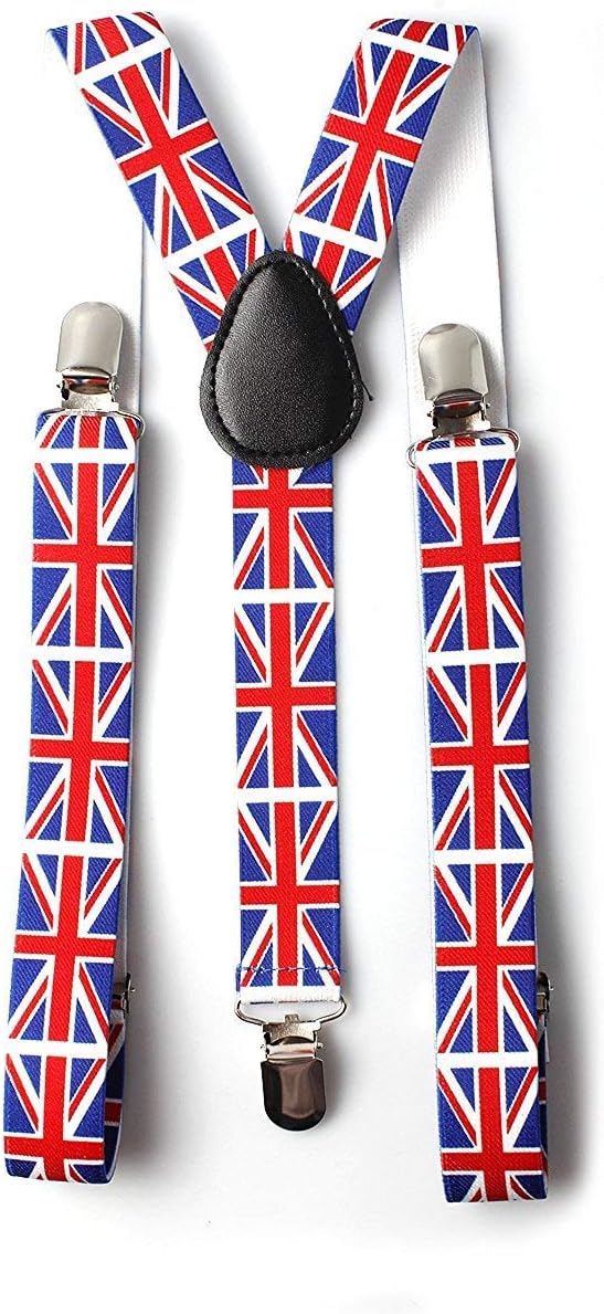LeeMa Enterprises Co. Union Jack Suspenders