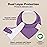 KeaBabies 8-Pack Organic Baby Bandana Bibs for Girls - Super Absorbent Triangle Baby Bibs for Drooling and Teething Infant, 100% Cotton Extra Soft for Newborn, Infant 0-36 Months (Lilac)