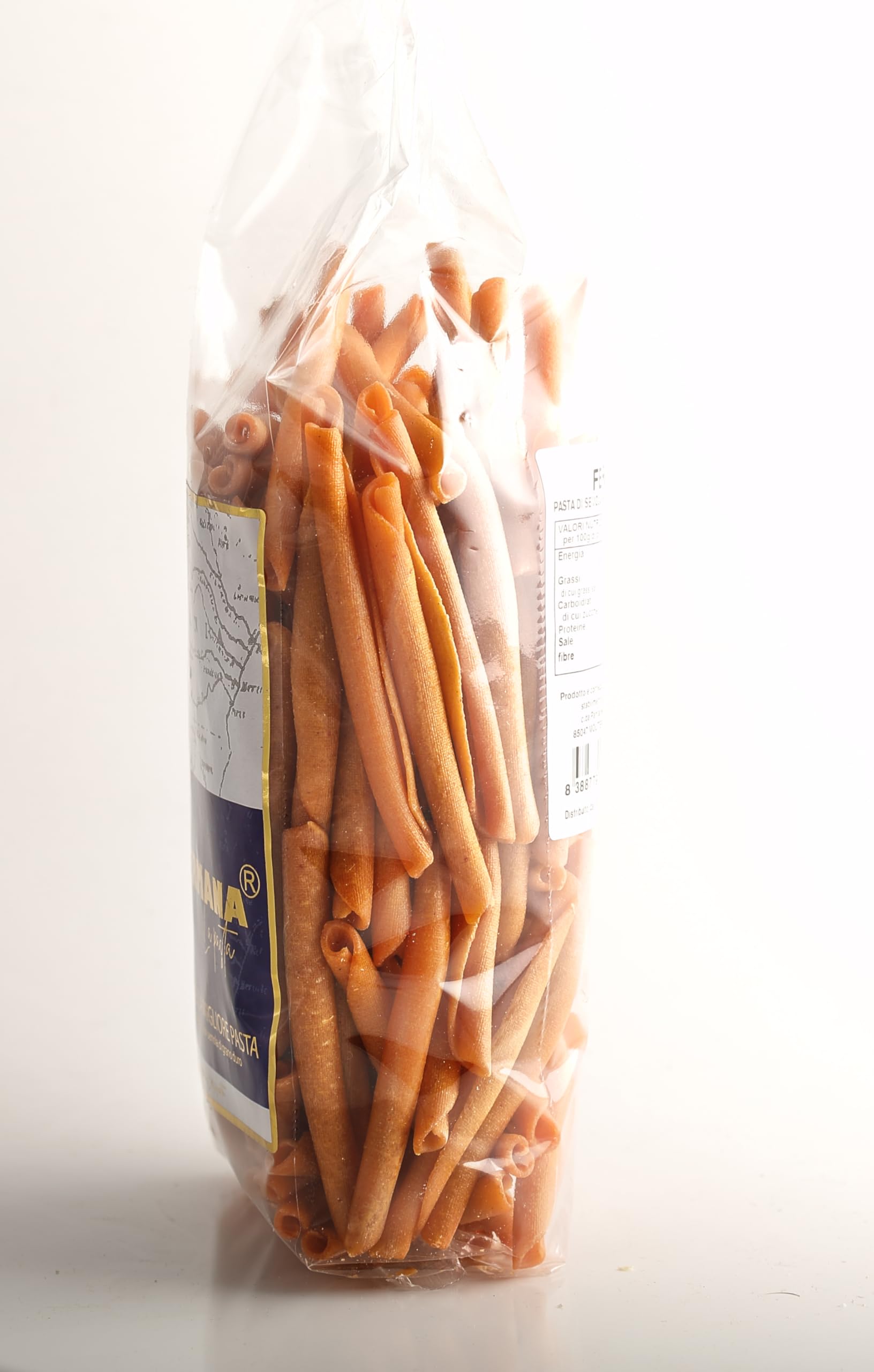 PASTA SECCA - 16 PZ X FERRICELLI PICCANTI DI SEMOLA DI GRANO DURO DA 500 GR- PASTA VEGANA - FORMATO SPECIALE - PRODUZIONE ARTIGIANALE - TOTALE DI 8 KG