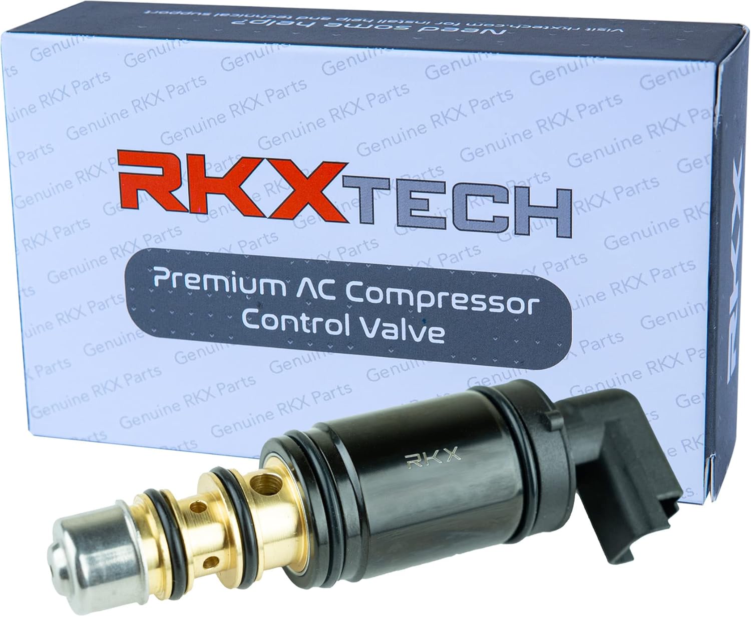 RKX AC Compressor Control Solenoid Valve Compatible with Select Denso 7C16 Citroen, Peugeot compressors