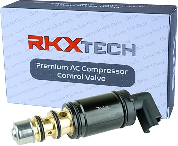 RKX AC Compressor Control Solenoid Valve Compatible with Select Denso 7C16 Citroen, Peugeot compressors