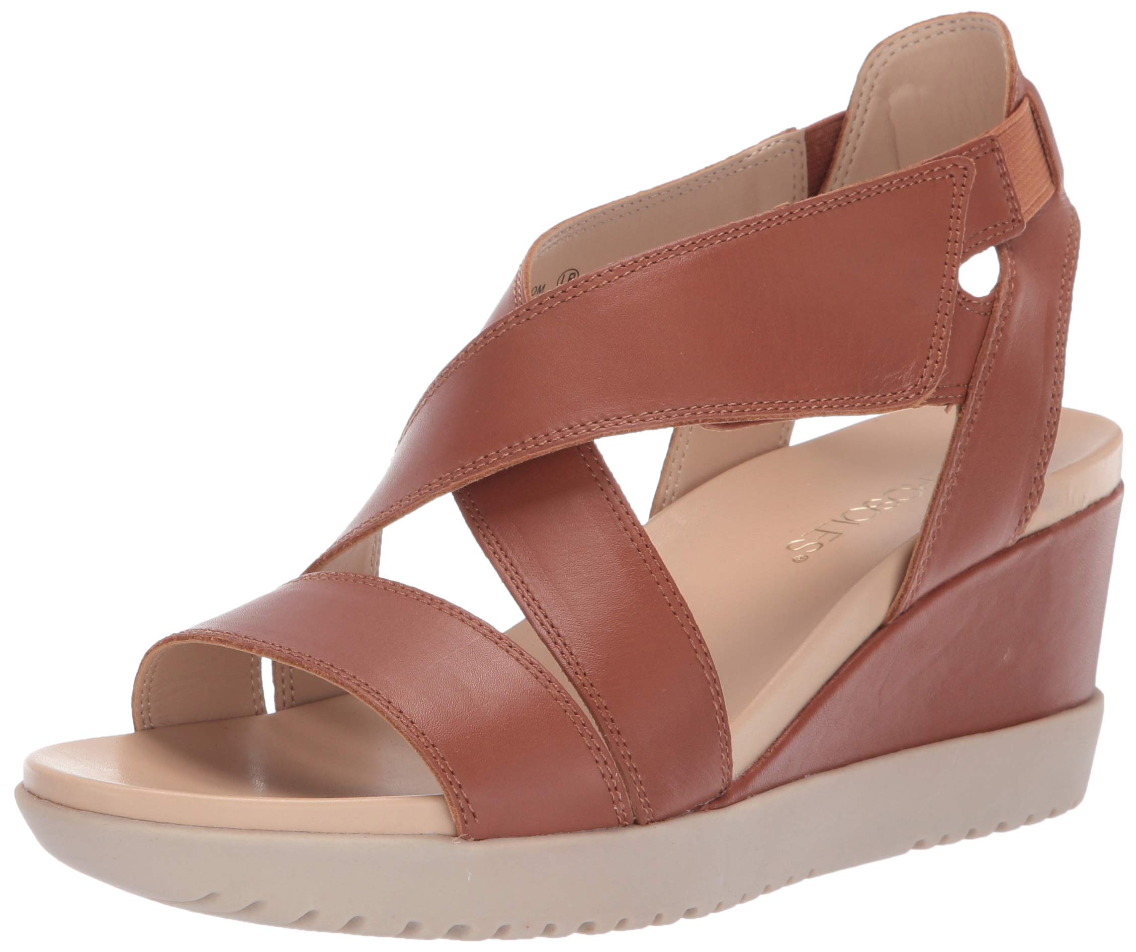 Women's Bloom Wedge Sandal - Opened Toed Shoe with Memory Foam Footbed