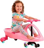 HOLTTER, Carrinho Rolimã Infantil Com Roda Led Colorido Triciclo Brinquedo Infantil Vermelho, Azul, Rosa (Rosa)
