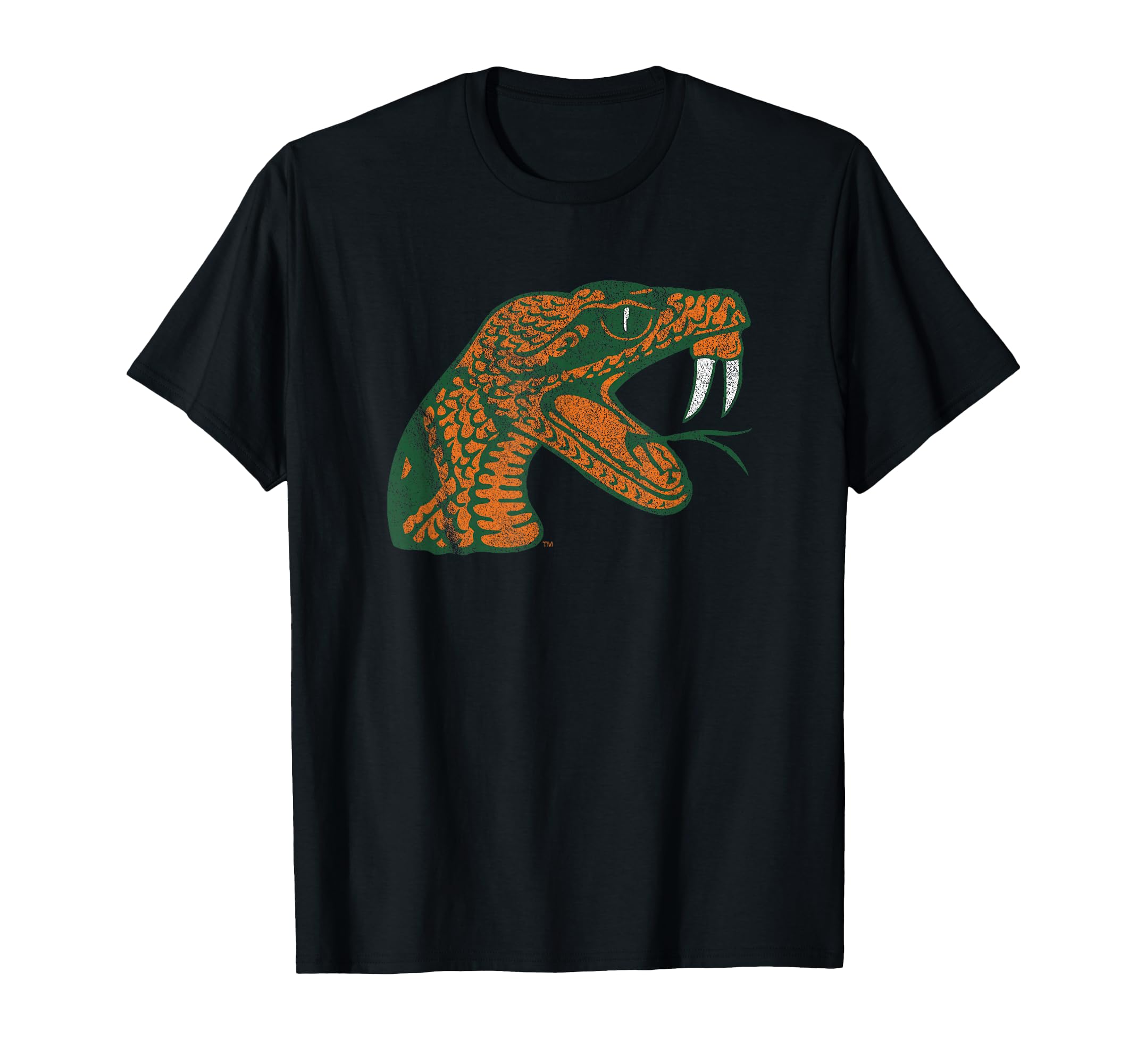 Florida A&M University FAMU Rattlers Distressed Primary T-Shirt
