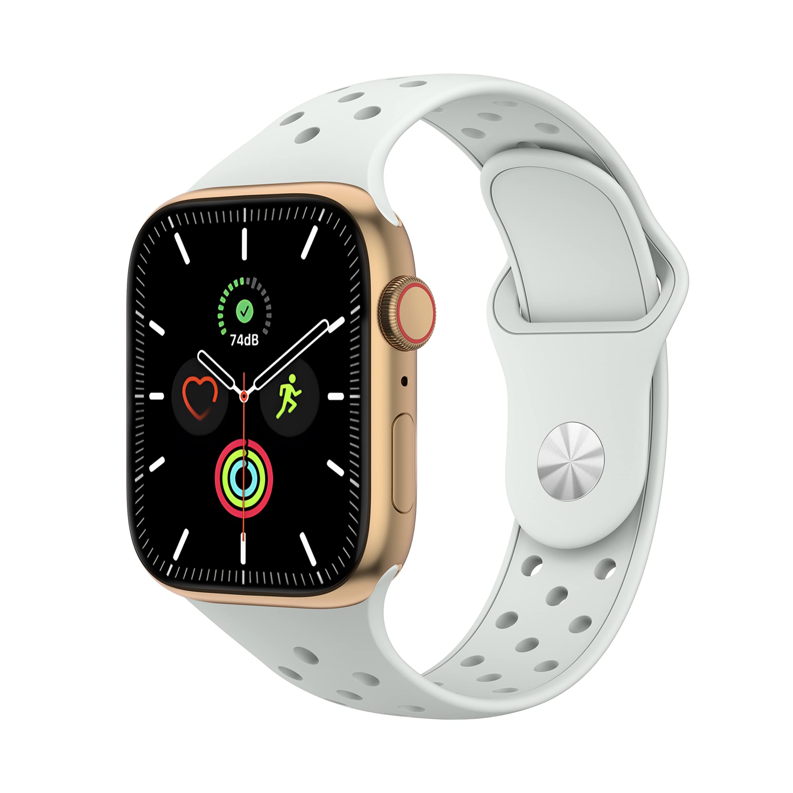 Meliya Silicone Soft Watch Strap Compatible witch Apple Watch Series 9 8 7 6 5 4 3 2 1 SE Ultra, Waterproof Breathable Watch Band for iWatch Straps 40mm 38mm 41mm 44mm 45mm 42mm 49mm(S,Grey) (B0D6FX538J) Amazon Price History, Amazon Price Tracker