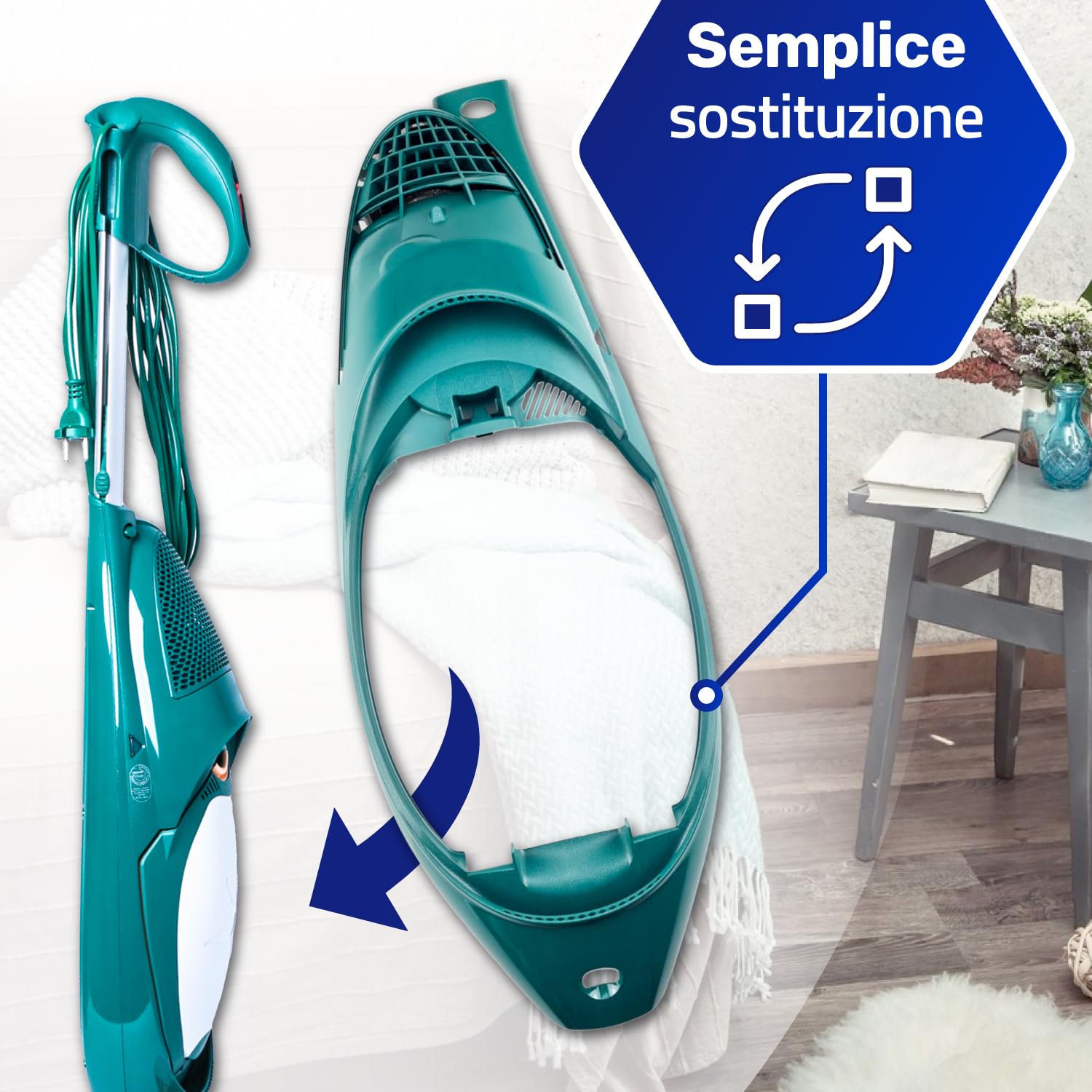 Nuove Originale Vorwerk Telaio/Coperchio Testa Motore Ricambio per