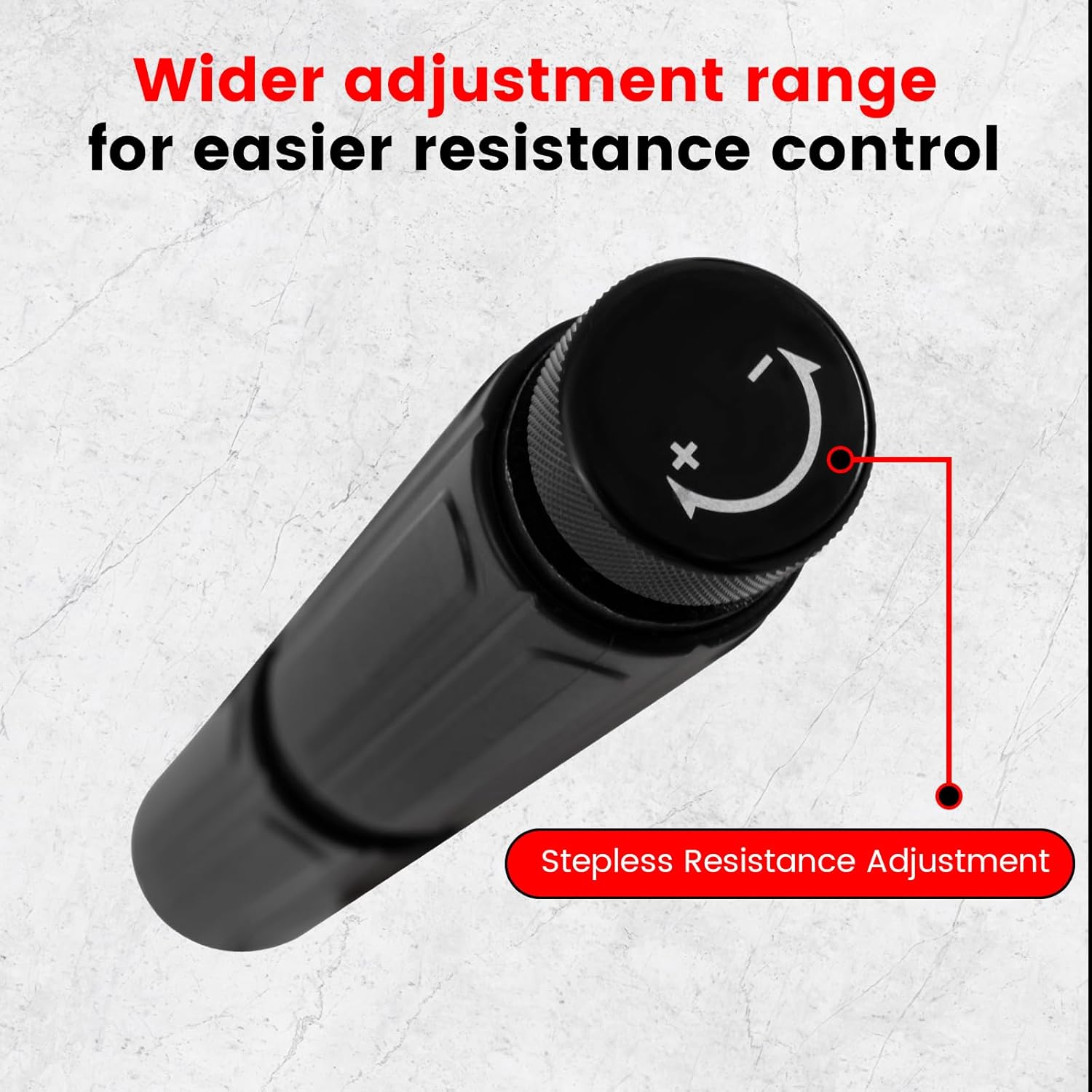 LIZAAL Forearm Strengthener, Adjustable All-Metal Grip Strength Trainer, Forearm Exerciser & Wrist Roller with Silicone Grip, Portable Forearm Strength Trainer for Hand, Wrist & Forearm Workout