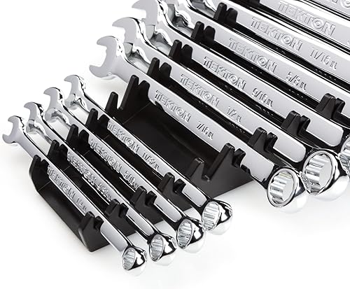 Miniatura 5 de TEKTON Estante organizador de llaves de 19 herramientas (negro)  ORG29119