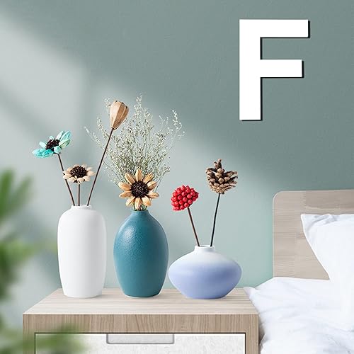 Vista 102 de Símbolo de madera de 12 pulgadas y letra grande de madera sin terminar de 1/4 de pulgada de grosor para manualidades, decoración de pared del hogar