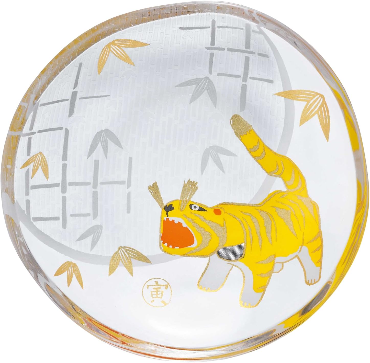 Aderia 6003 Small Plate, Glass Plate, Zodiac Sign, 3.5 inches (9 cm), Diameter 3.5 inches (9 cm), Round Plate/Serving Plate, Made in Japan, Comes in a Presentation Box, Birthday Gift, Present