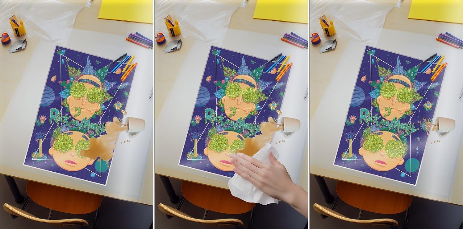 Rick & Morty - TV Show Poster (High In The Sky) (Size: 24" x 36") (Laminated Poster & Strips)
