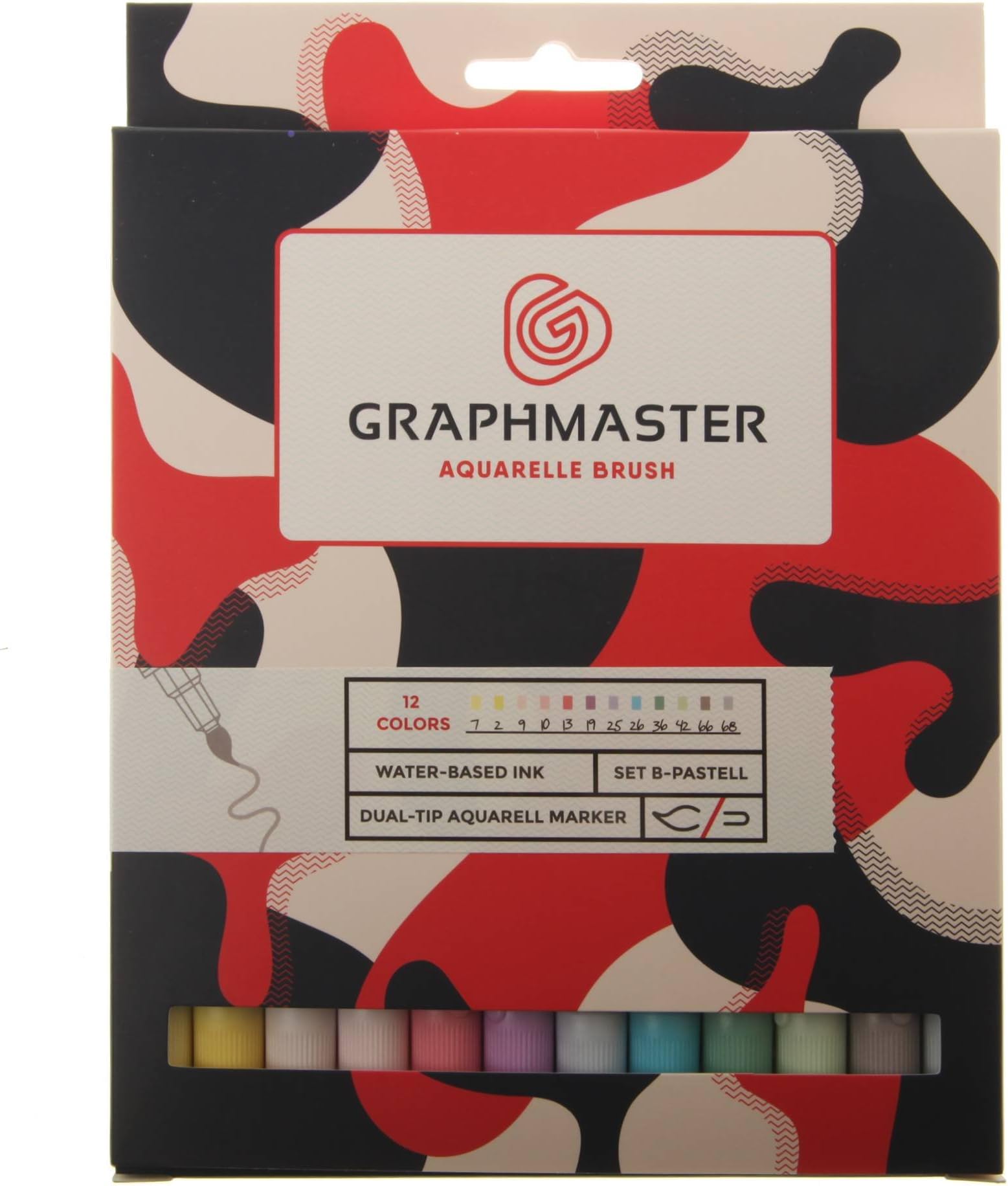 Aquarelle Brush Set - Pastel 12