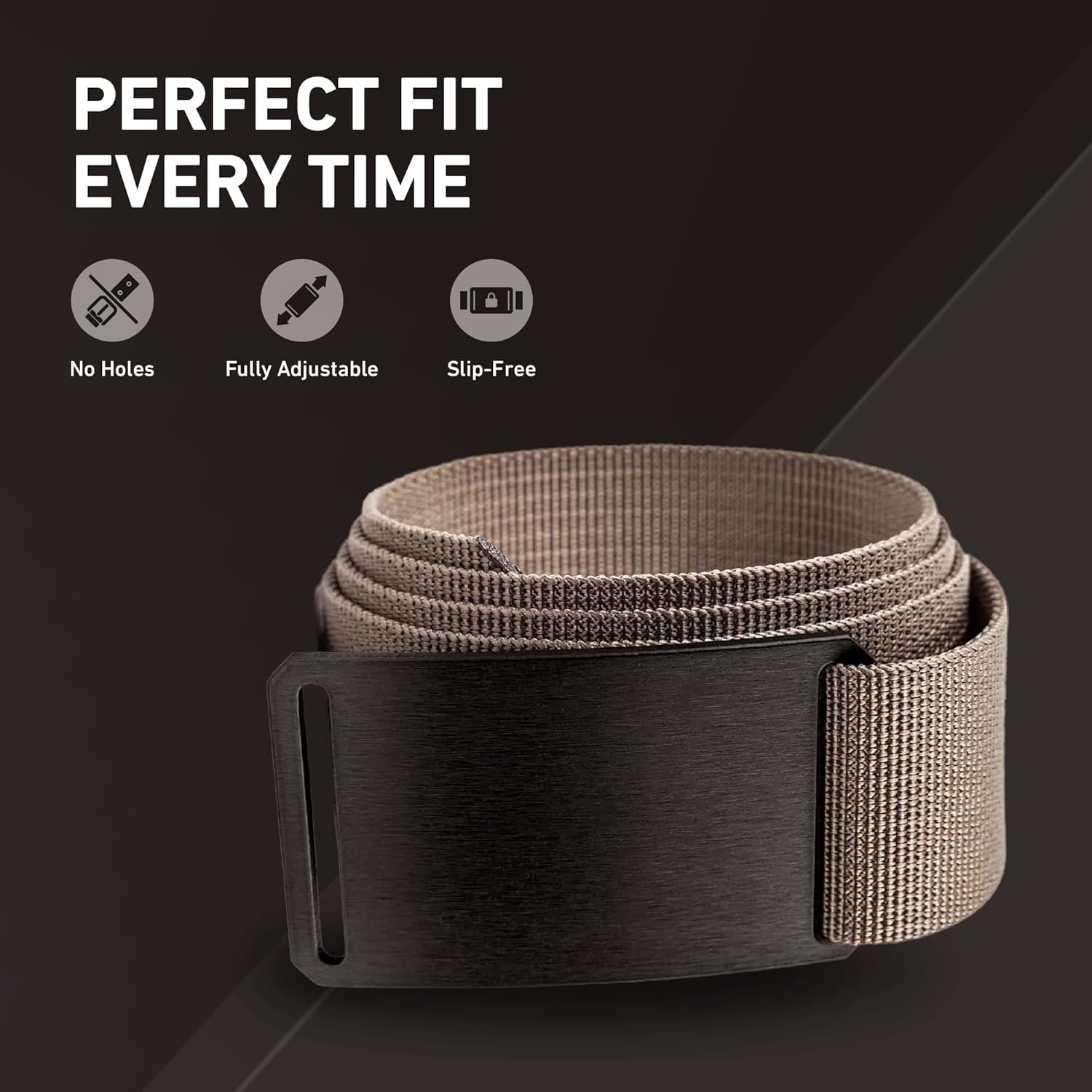 GRIP6 Ninja Belt: Durable Belts for Men & Women, Versatile Nylon Tactical Belt for Work, Golf, Casual & Outdoor Use - Image 3