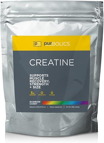 purbolics Creatina Soporta la recuperación fuerza y talla Marca Creapure fórmula Micronizada Monohidrato de Creatina 5G 50Porciones