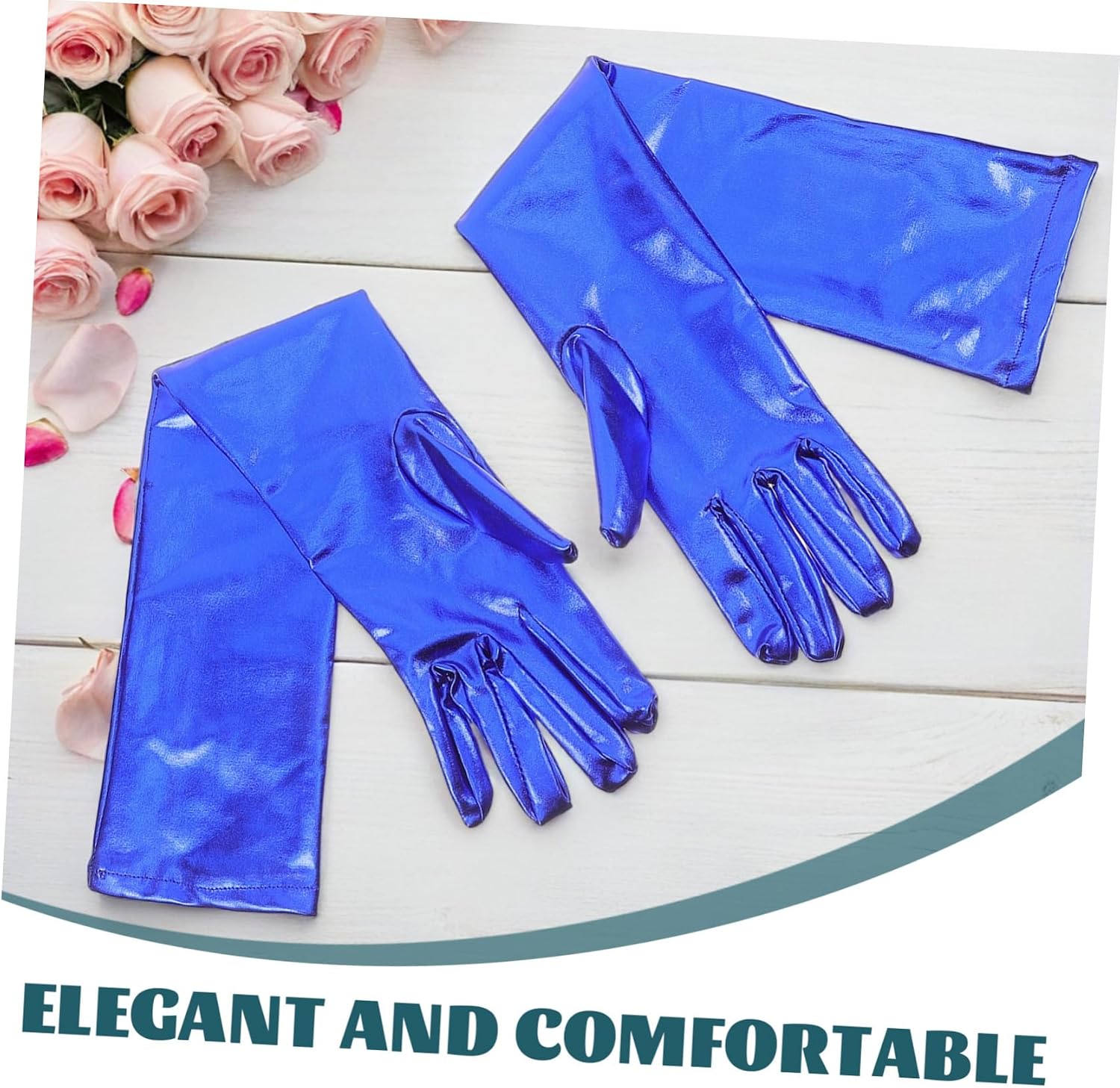 NOLITOY 1pair Long Stretchy Gloves for Women Elegant Evening Party Accessories Formal Dress and Costume Glove for Special Occasions
