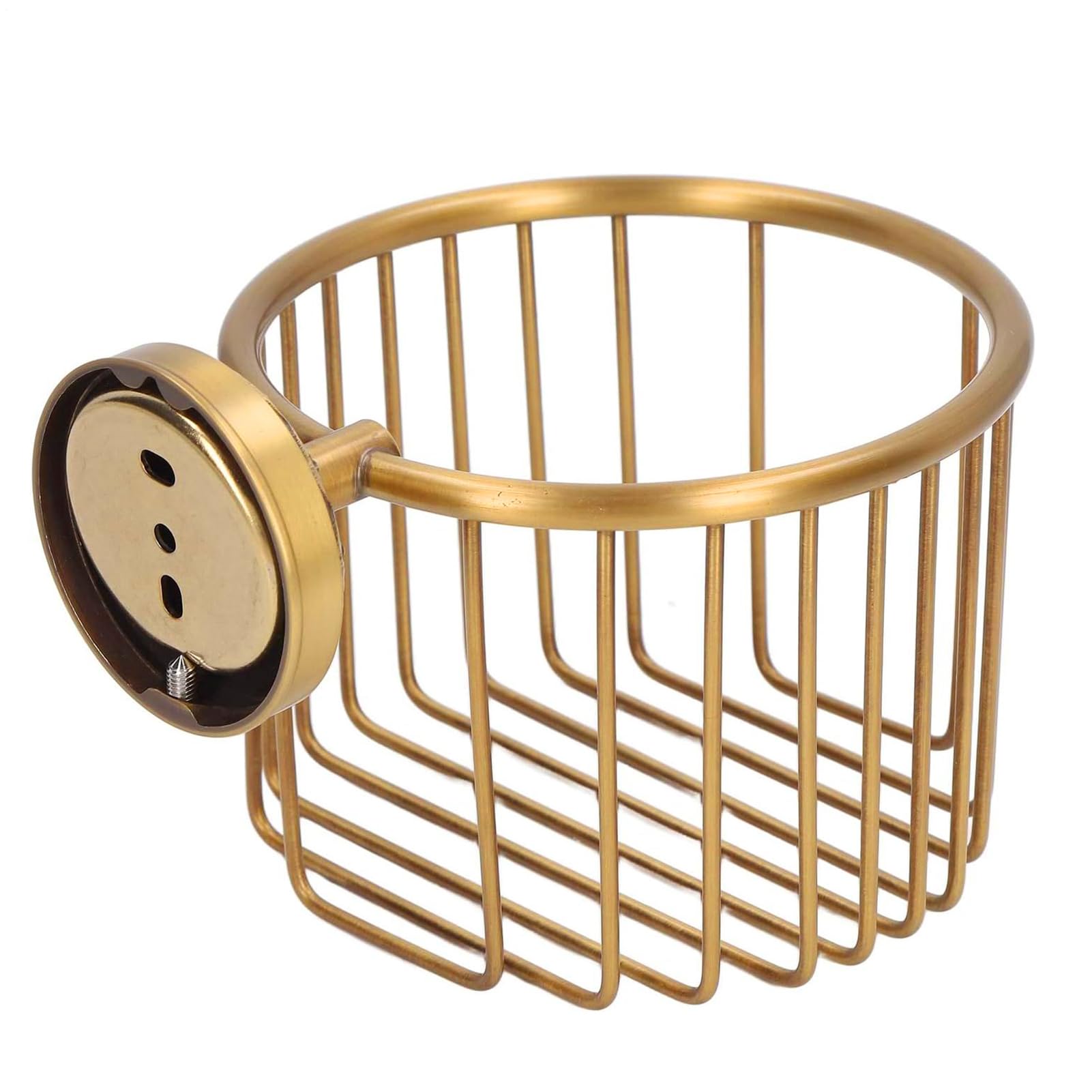 Portarrollos De Papel Higiénico Antiguo Soporte Mural Decorativo rústico | Portarrollos Para Papel Higiénico De Latón Montado En Pared Para Apartamento Dormitorio Hogar Decoración Para Bañ