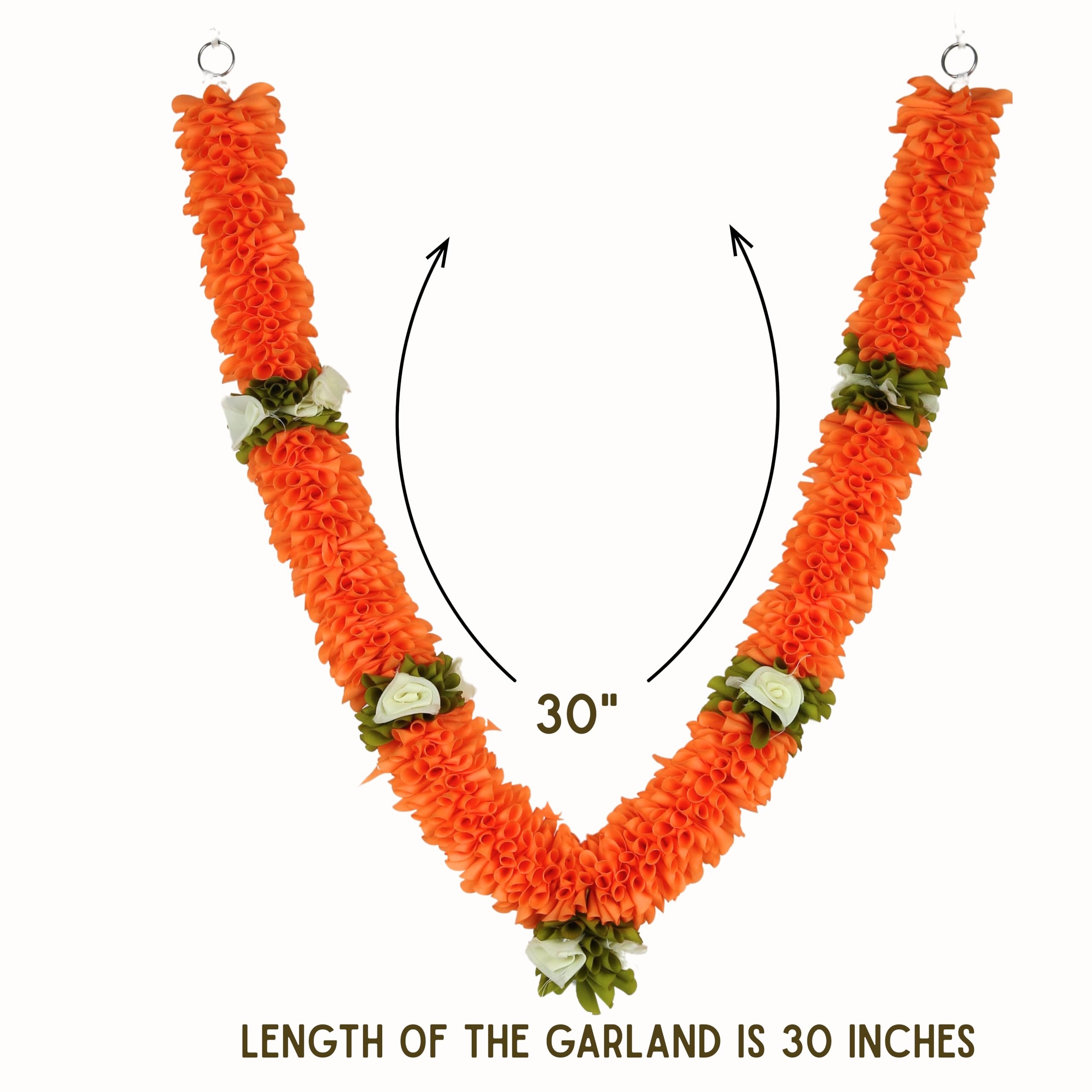 Daedal Crafters- DC235 Pack of Two Medium Size Garland(75 cms), Beige - Image 3 thumbnail