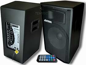 CAIXA DE SOM ATIVA 15" 300W DATREL PORTÁTIL PROFISSIONAL