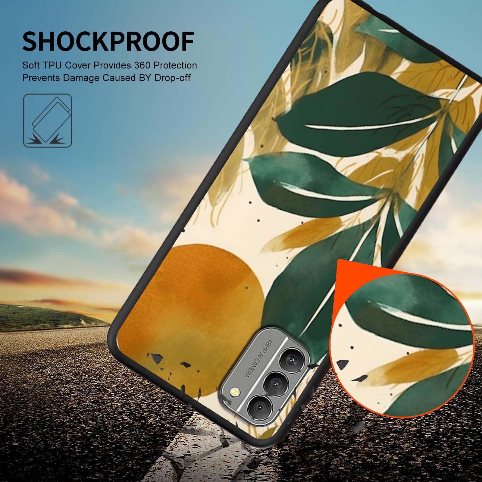 Amazon.com: Rossy for Nokia G310 5G Phone Case with Abstract Sun Leaf Stylish Pattern for Women Wen Slim Soft TPU Silicone Rubber Shock-Proof Protection Cover Case for Nokia G310 5G 2023 : Amazon.com: Rossy for Nokia G310 5G Phone Case with Abstract Sun Leaf Stylish Pattern for Women Wen Slim Soft TPU Silicone Rubber Shock-Proof Protection Cover Case for Nokia G310 5G 2023 :