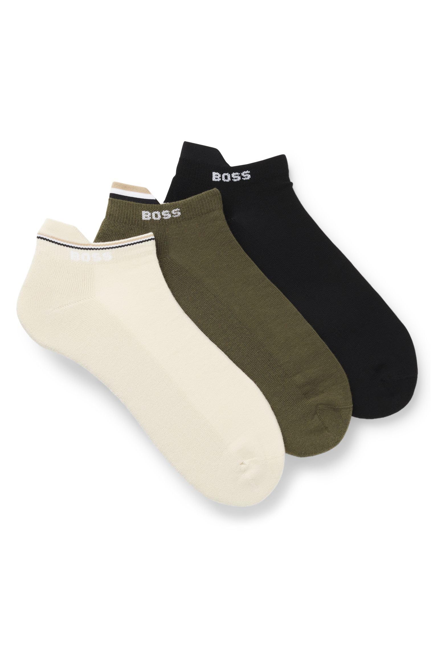 BOSS Dreierpack Sneakers-socken Mit Plüschiger Sohle