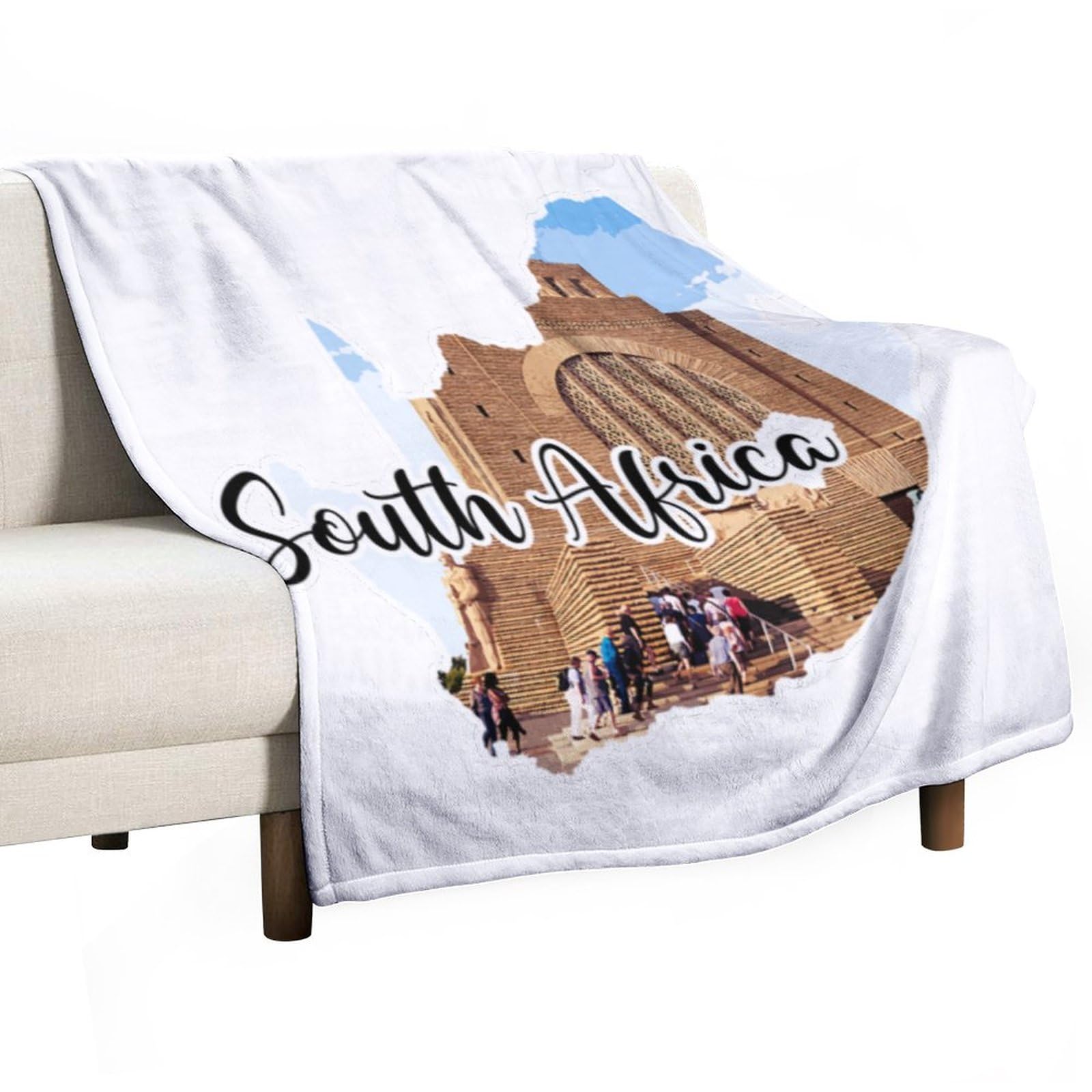 Couverture polaire Afrique du Sud haut de gamme au toucher pelucheux