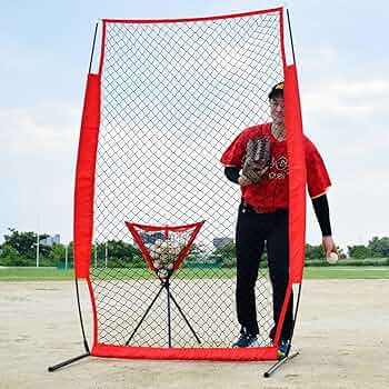 硬式野球用　打撃、ピッチングネット 野球 練習 投球保護用ネット 硬式 軟式 ソフトボール対応 防球