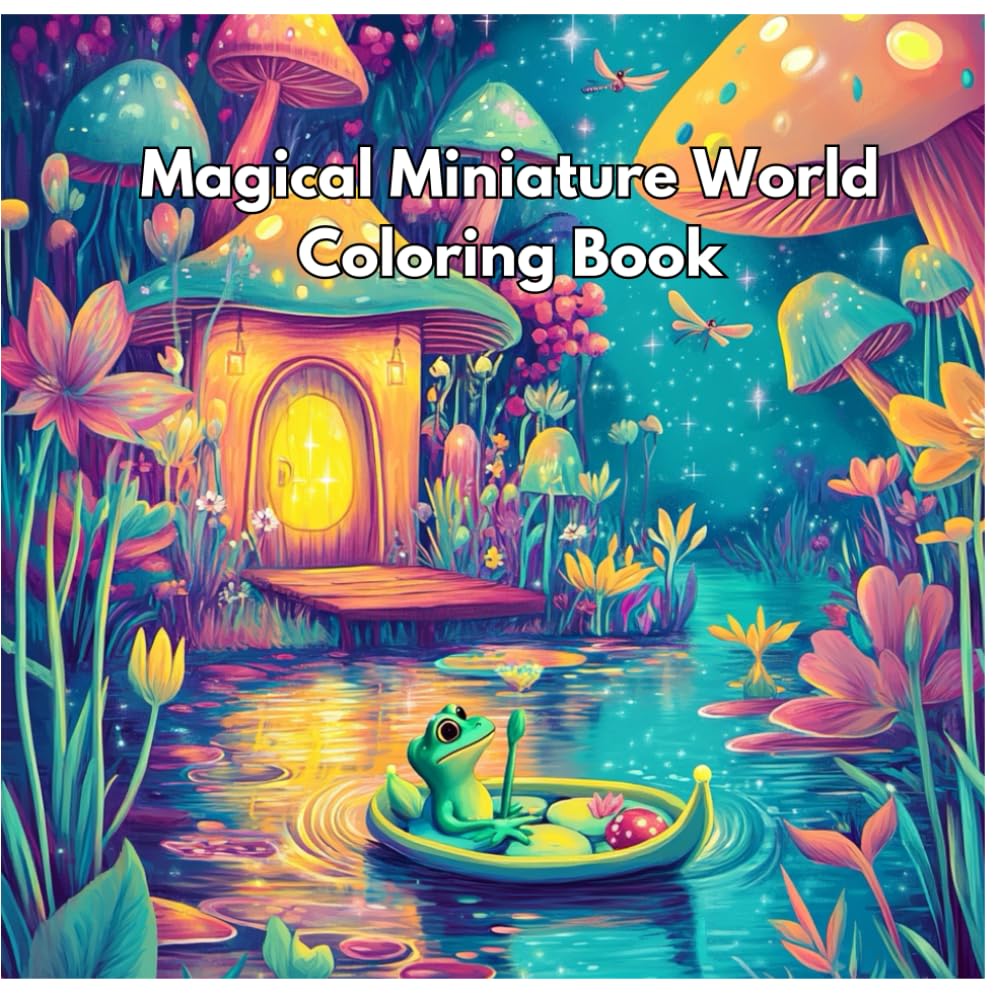 Magical Miniature World Coloring Book: Discover, Color, and Escape to Tiny Realms