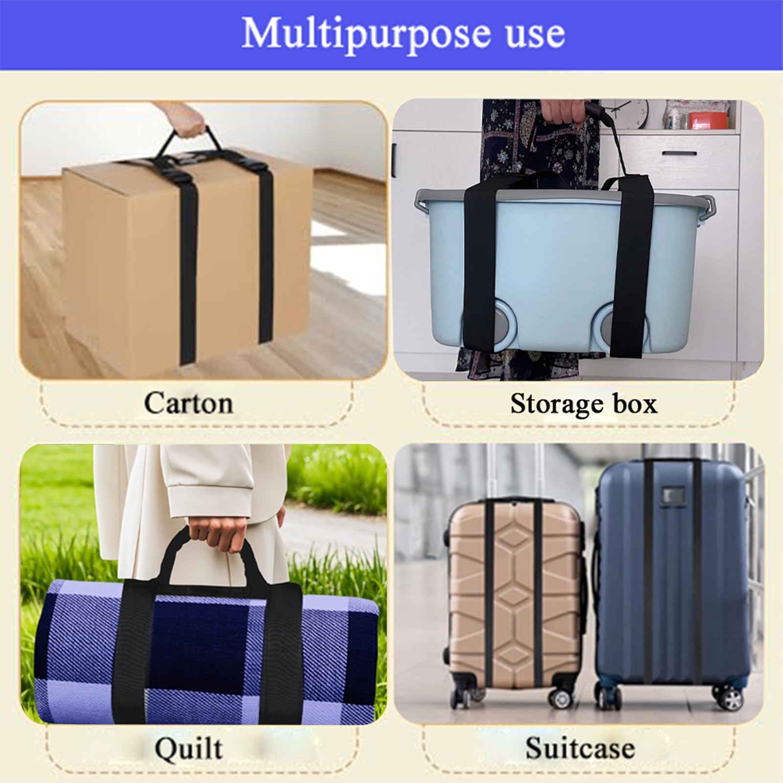 Heavy Box Carrying Strap - Handle & Lifting Belt -5