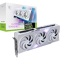 msi NVIDIA GeForce RTX 5080 16G GAMING TRIO OC WHITE Carte Graphique