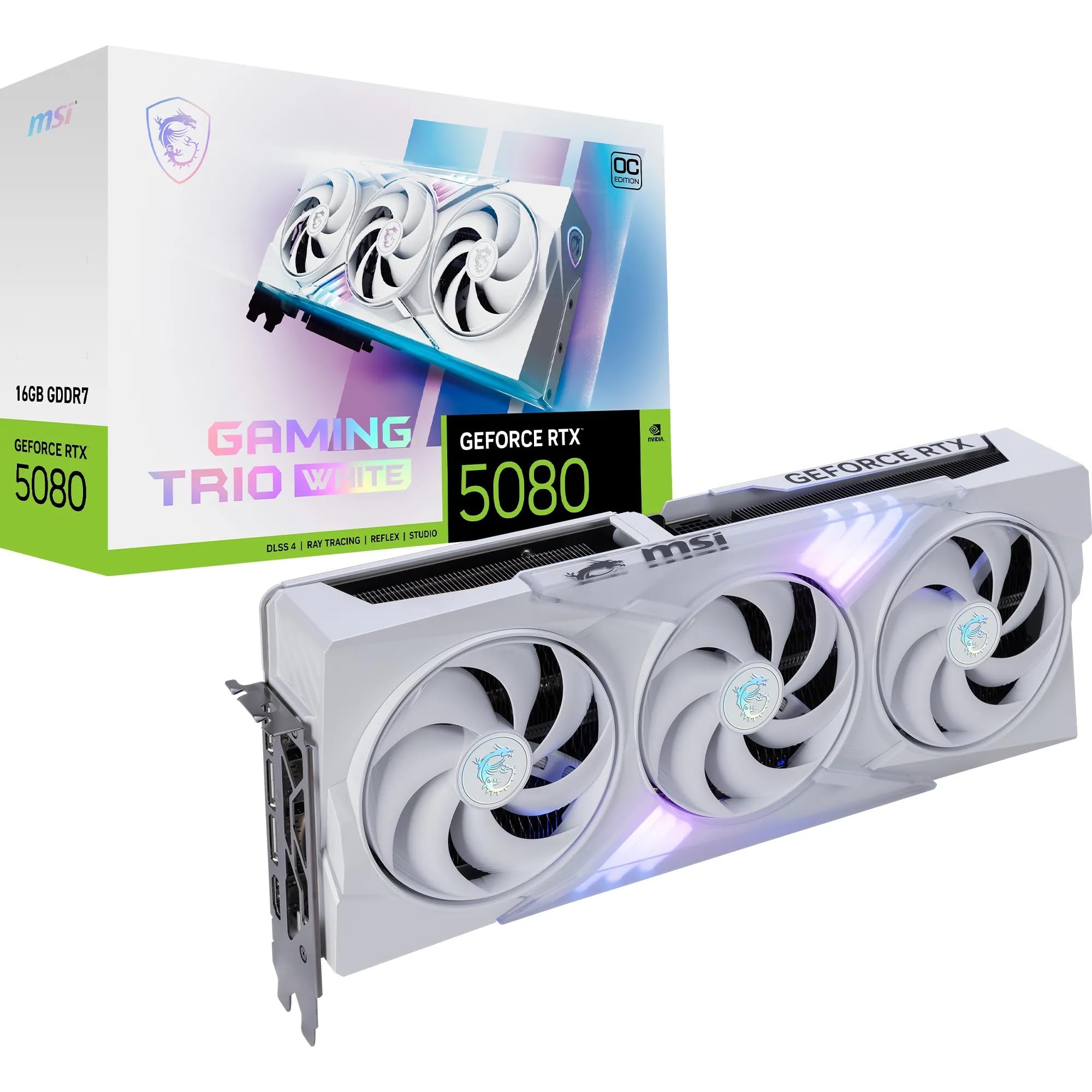 Amazon.co.jp: MSI GeForce RTX 5080 16G GAMING TRIO OC WHITE