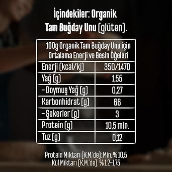 Tellioğlu Organic Whole Wheat Flour 1 Kg