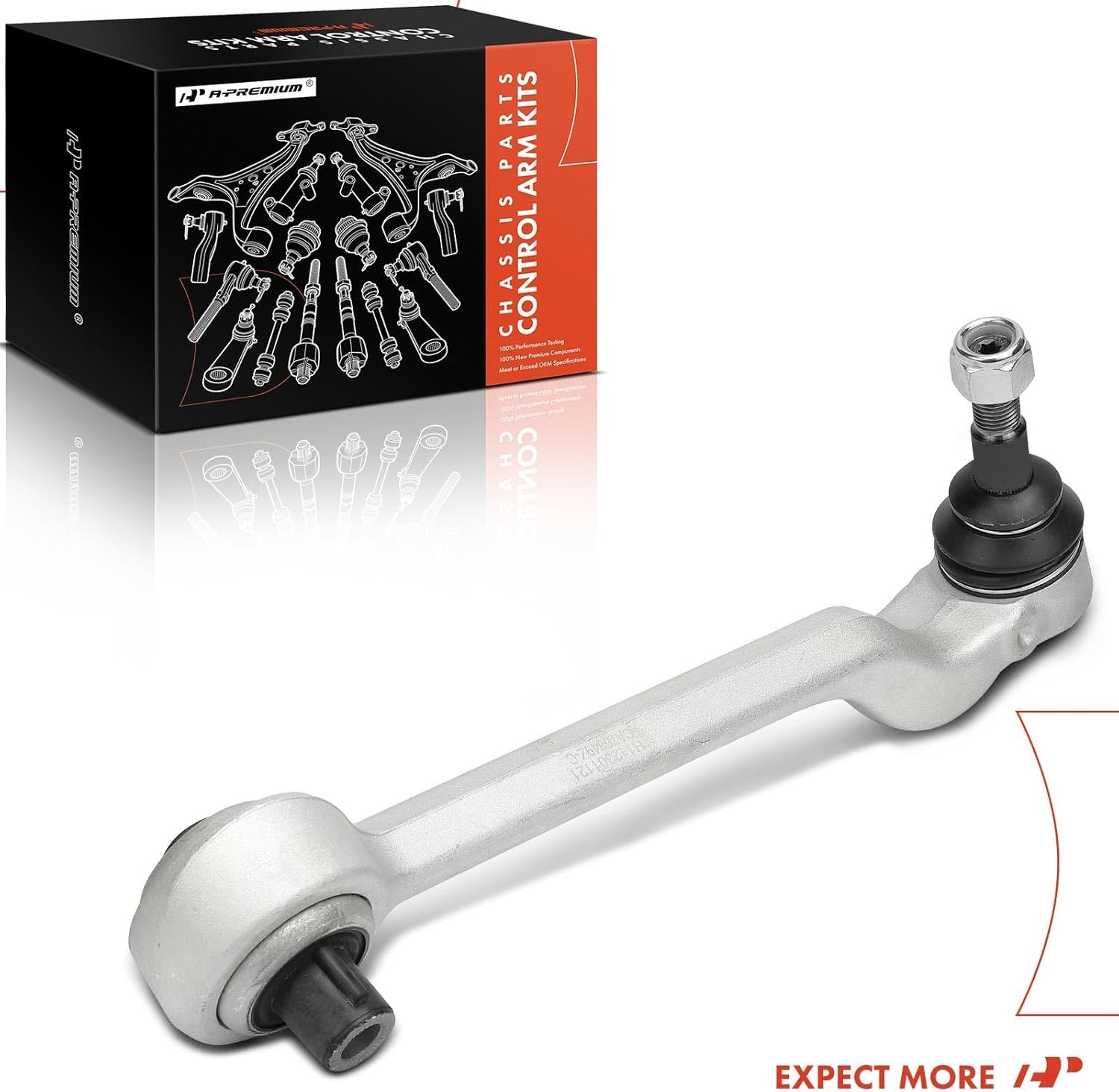 A-Premium Front Left Lower Control Arm, with Ball Joint & Bushing, Compatible with BMW - 2007-2014 - 325i 328i 330i 335i 335is 335D X1 128i 135i, RWD Only