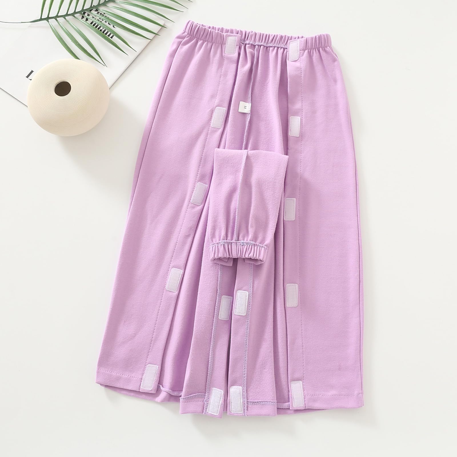 Damen Post-Schulter-OP-Hemden Kurzärmelige Tear Away Vollständig Offene Adaptive Kleidung Tear Away Shorts