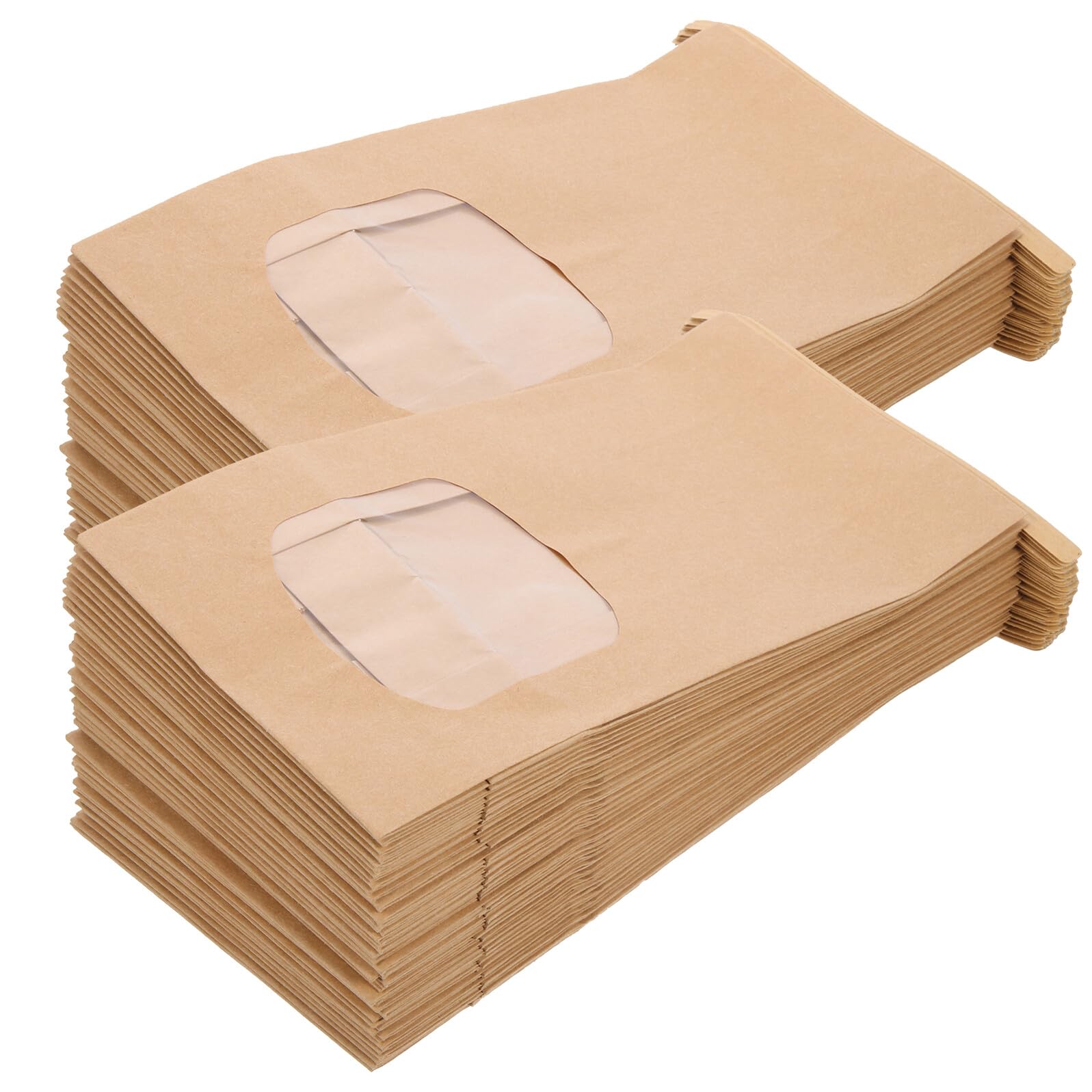 Sachets kraft pour biscuits papier anti-graisse supérieur étanche 8oz