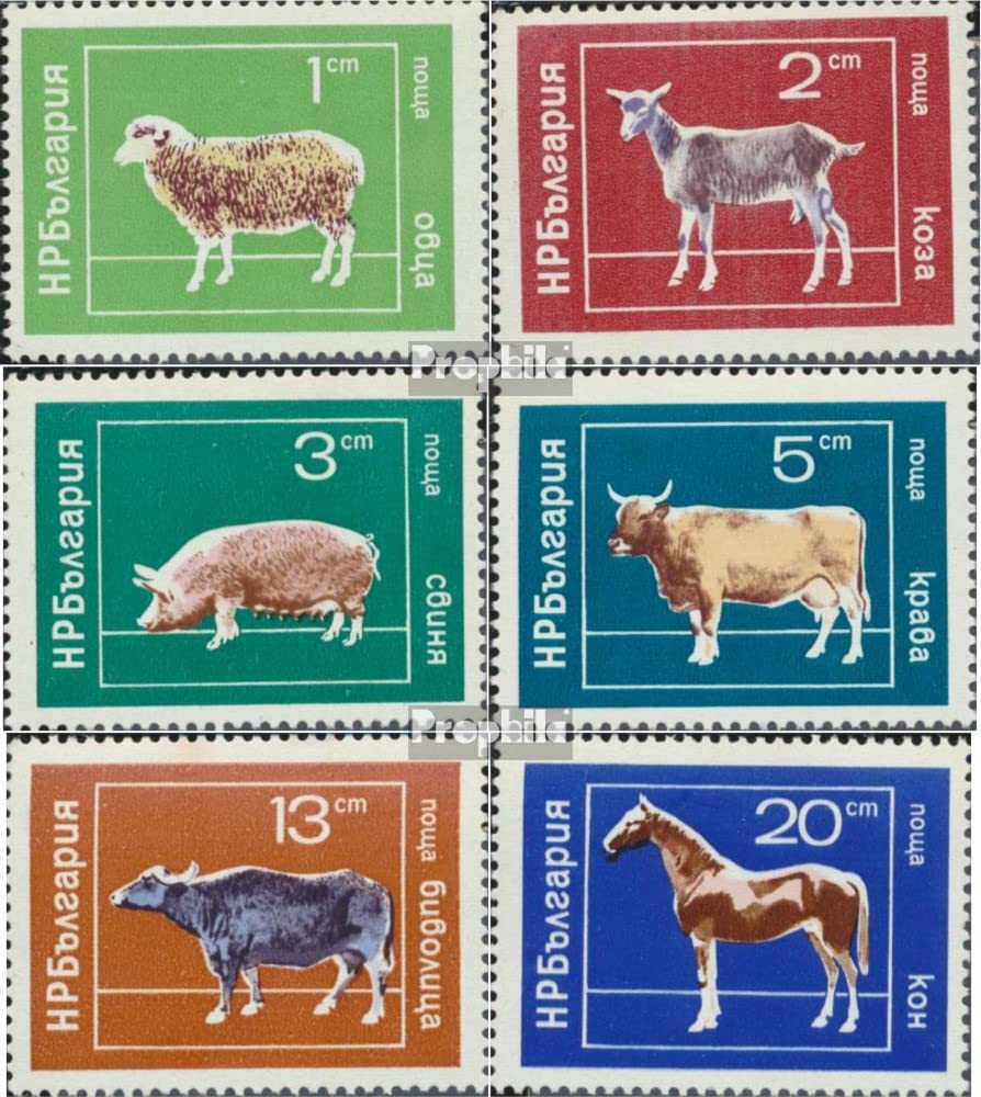 Prophila Collection – Timbres Bulgarie 1987 Cerfs – Série Complète 3574A-3579A, Neuf Avec Gomme MNH, Qualité Garantie Pour Collectionneurs