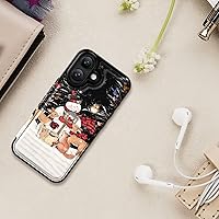 Vista 130 de LETO para iPhone 15 Pro Funda tipo cartera - Tapa tipo folio con patada - Diseños de moda - Tarjetero - Funda protectora para mujeres y niñas - 6.1