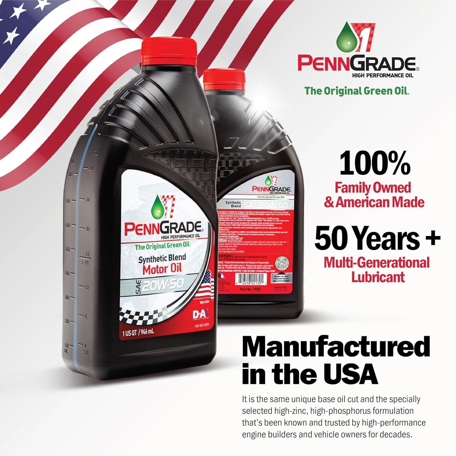 Amazon.com: PENN GRADE 1, 71206, Break-In Oil SAE 30, Works with