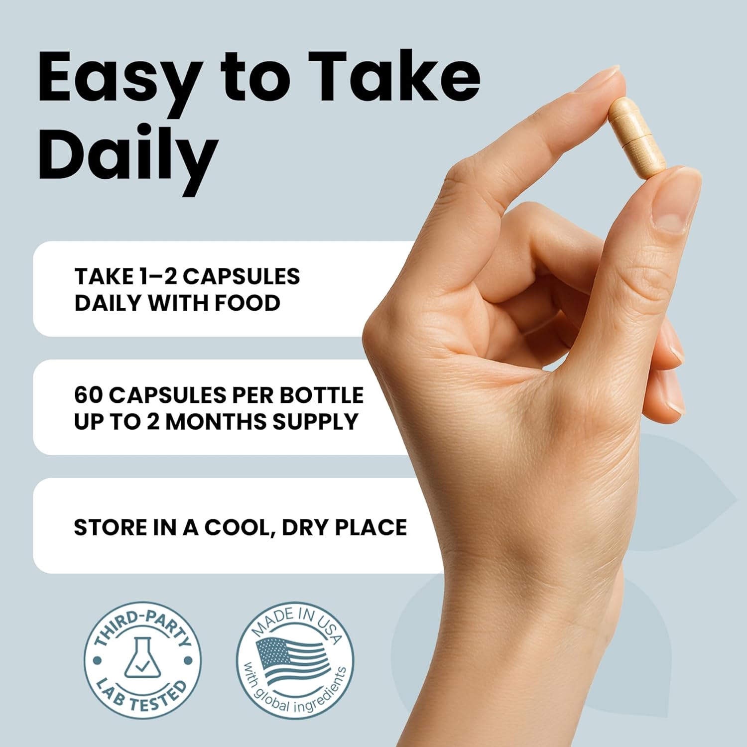 Luma Nutrition NAC 600 mg Capsules - NAC Supplement N-Acetyl Cysteine for Antioxidant, Respiratory & Cellular Support - Supports Immune Function, Exercise Recovery - GMP and Made in USA - Image 7