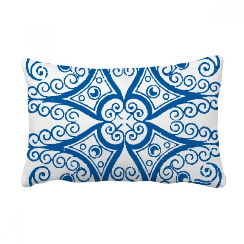 Coussin décoratif bleu Talavera DIYthinker, l'excellence du design 40x60cm