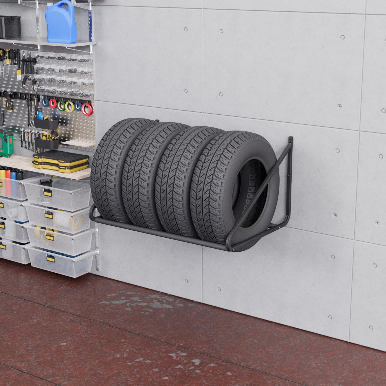 Spare Tire, Wall Mount For Cargo Trailers #329914 - Capital Trailer - View #4