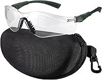 Vista 1 de xaegistac Gafas de tiro antivaho, protección ocular para el campo de tiro, lentes de seguridad ajustables con estuche rígido con cremallera