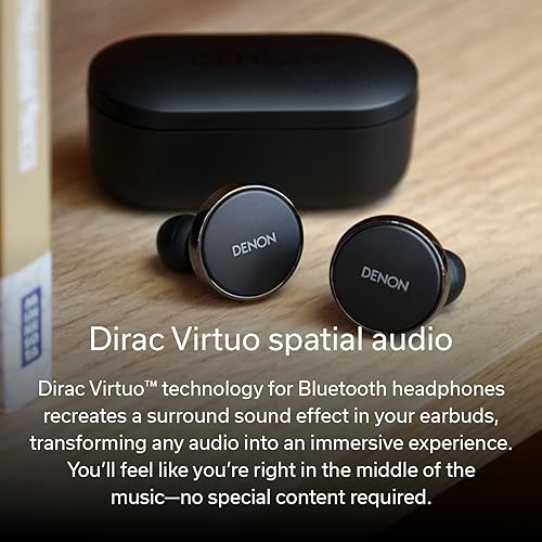 Miniatura 3 de Denon PerL Pro - Auriculares inalámbricos con cancelación activa de ruido adaptativa, sonido personalizado con tecnología acústica adaptativa