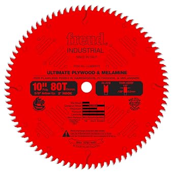 Freud LU80R010 10" Ultimate Plywood & Melamine Blade