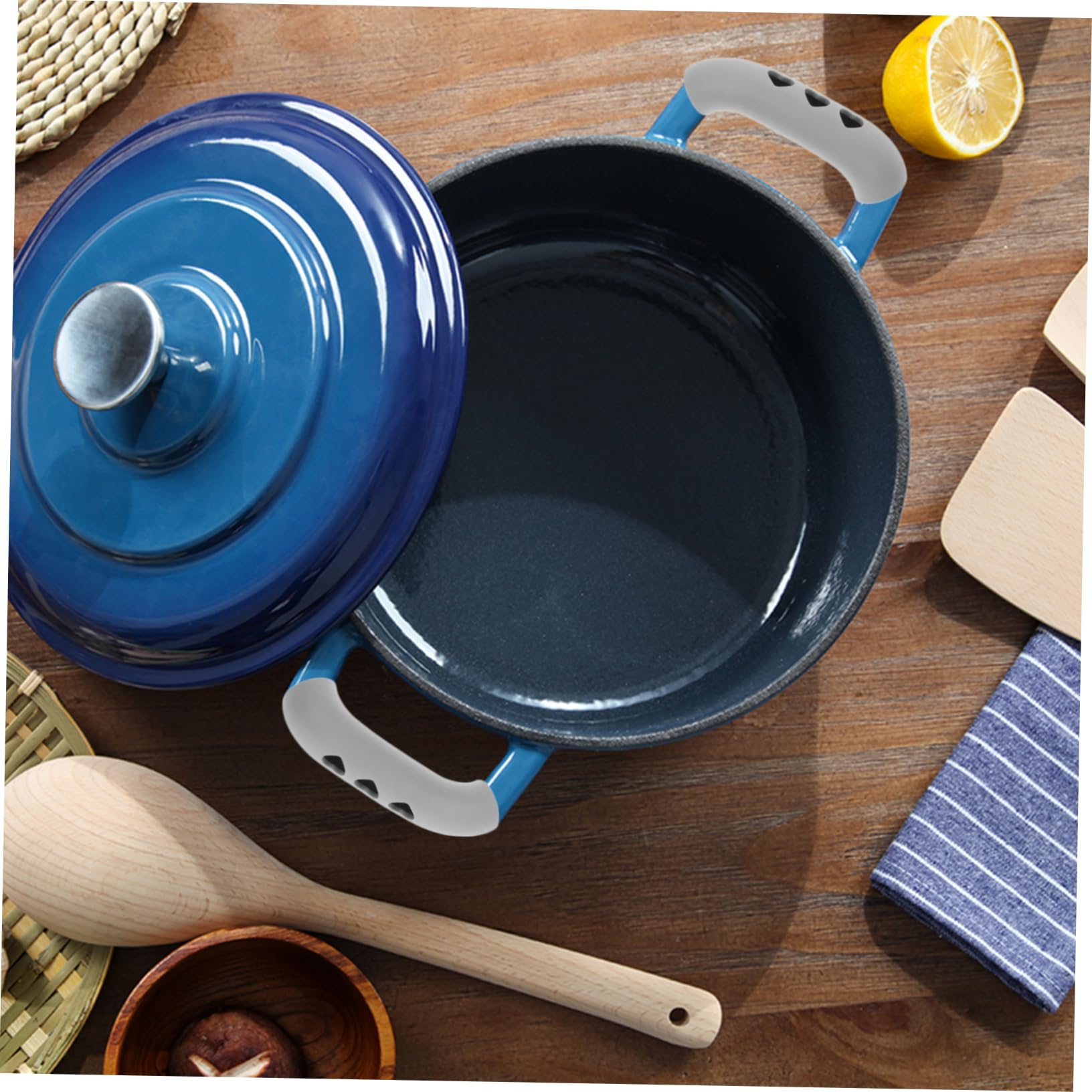 Artibetter 40pezzi Maniche Isolanti Per Manici Di Pentola Plastica Da Resistenti Al Calore e Antiscivolo Per Wok Pentole e Padelle Cucina