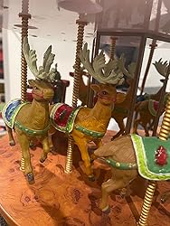 Amazon.com: Mr. Christmas Marquee Deluxe Carousel Musical Animated ...