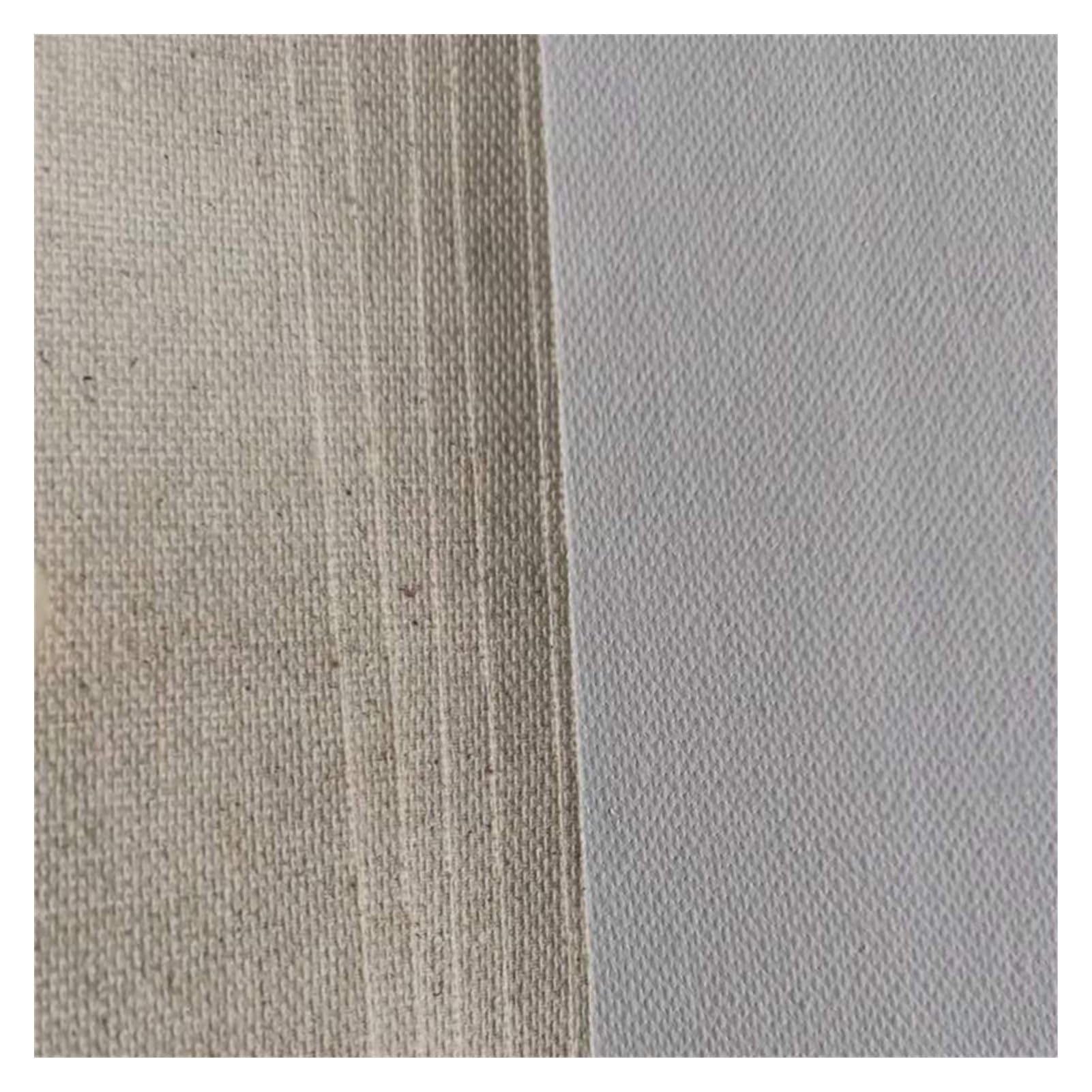 Rouleau de toile vierge Toile vierge avec amorce mélangée en lin, utilisée pour la toile de peinture à l'huile de haute qualité, toile de fournitures d'art de lin étanche peindre lot ( Color : 40X40cm
