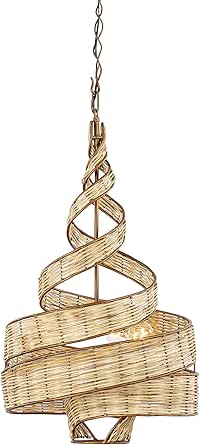 Varaluz Flow 3-Lt Pendant - Baguette/Natural Rattan