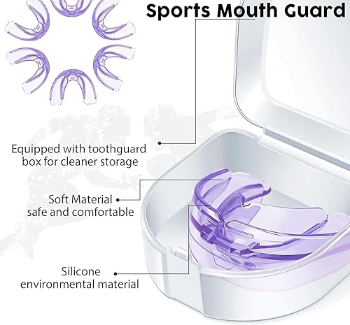 Miniatura 4 de Protector bucal juvenil para fútbol, deportivo, de alta calidad, no requiere hervir, adecuado para baloncesto, lucha, taekwondo, jujitsu y karate
