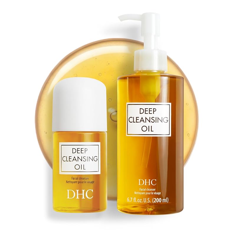 DHC Óleo de Limpeza Facial e Removedor de Maquiagem, 6,7 oz + 1 oz