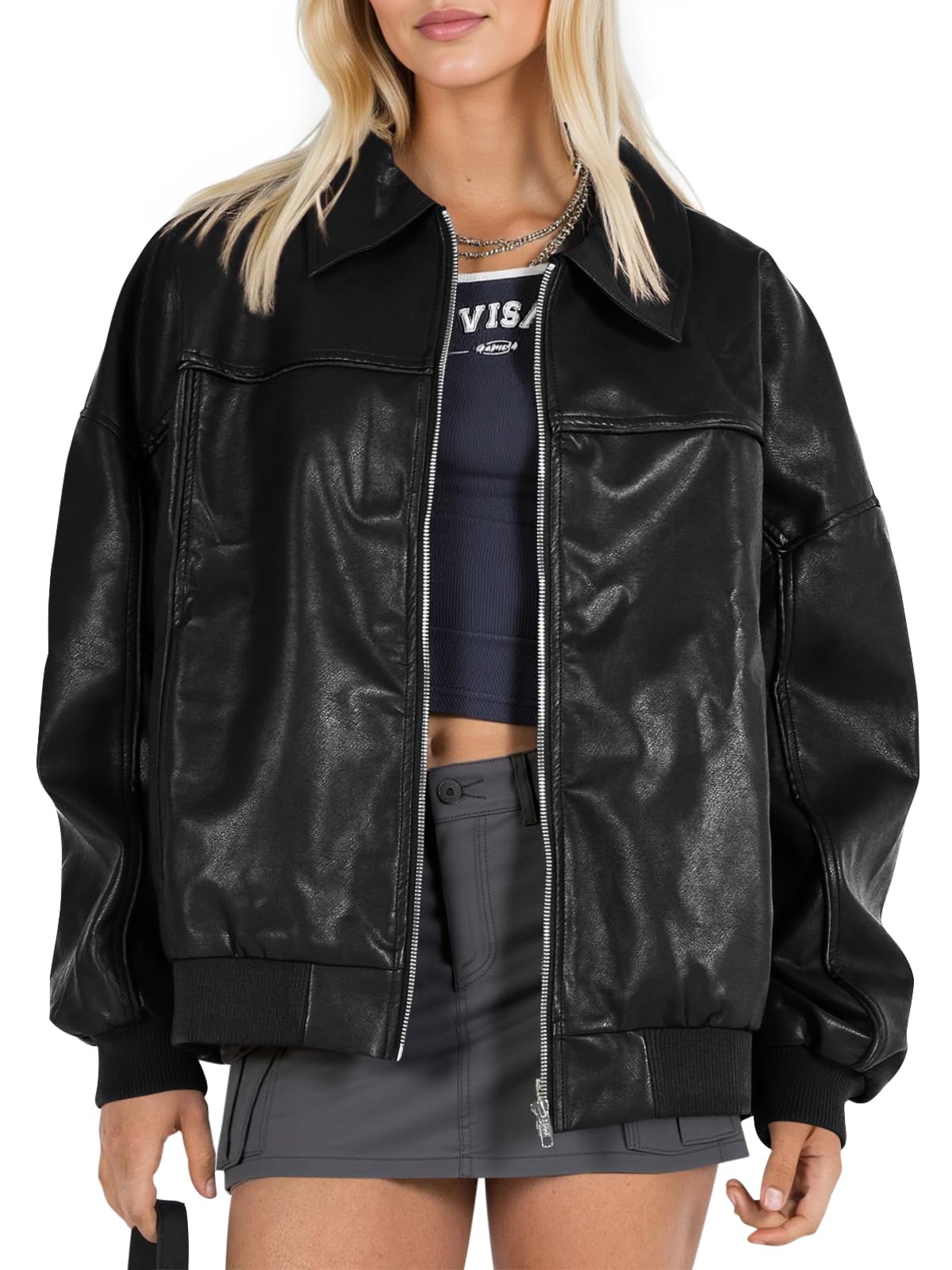 美品　todayful Leather Over Jacket TODAYFUL】Leather Over Jacket TODAYFUL（トゥデイフル）の